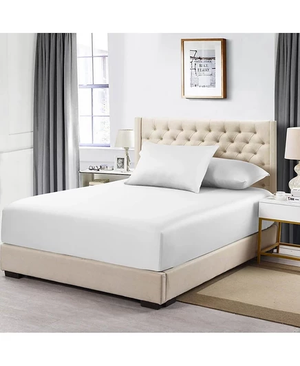 Комплект простыни Egyptian Linens Queen 800 нитей, белый