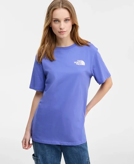Женская футболка The North Face Evolution Peaks фиолетовая