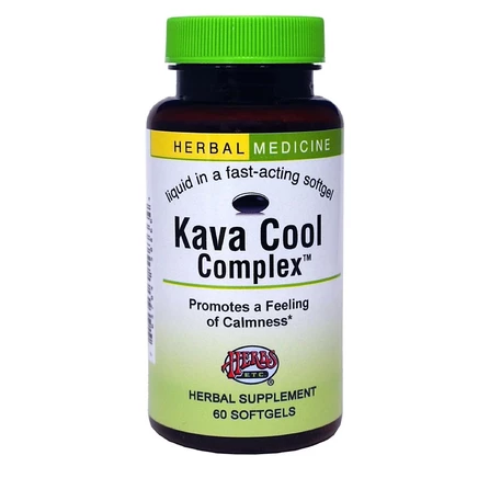 Добавка Trace Minerals Kava Cool Complex, 60 капсул, белая