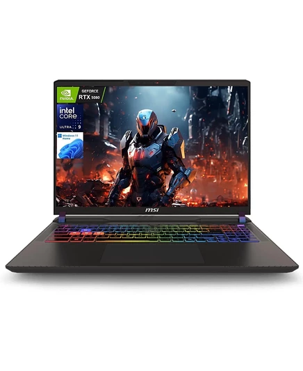 Ноутбук Msi Vector 16″ Intel Core Ultra 9, RTX 5080, 16 ГБ, 1 ТБ, серый