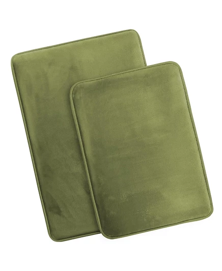 Коврики для ванной Clara Clark, 2 шт., 51×81/43×61 см, зеленые