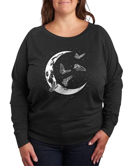 Женский пуловер Hybrid Apparel Celestial Butterfly, серый