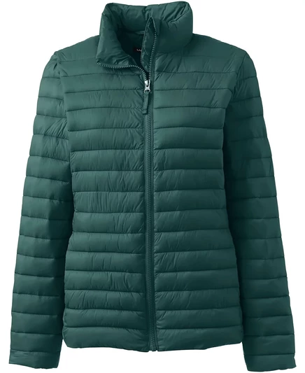 Женская утепленная куртка Lands' End evergreen