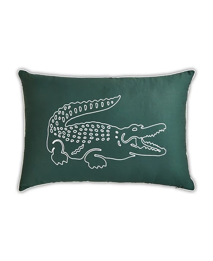 Декоративная подушка Lacoste Home Big Croc 41×61 см, зеленая