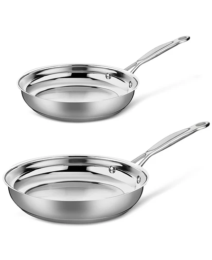 Набор из 2 сковород Cuisinart Chef's Classic из нержавеющей стали, 20/25 см