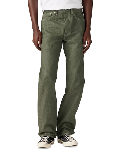 Мужские джинсы Levi's 501 Original Shrink-to-Fit, зеленые