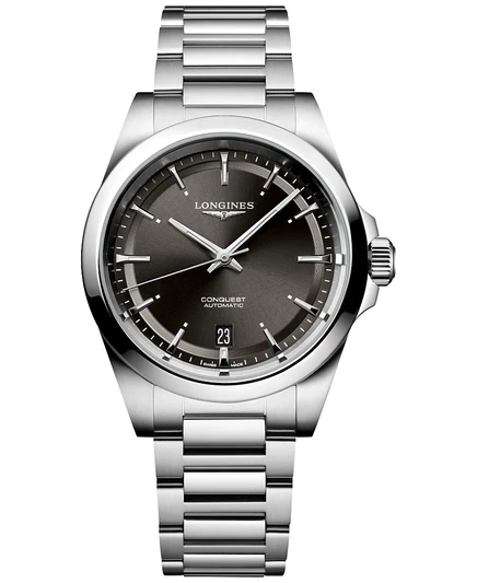 Мужские часы Longines Conquest автомат, 38 мм, сталь