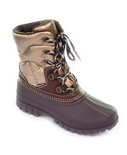  Женские непромокаемые ботинки Canyon с круглым носком bronze/dark brown/cream