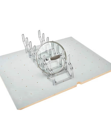 Органайзер Rev-A-Shelf для крышек, хром, 5DLD-1-CR