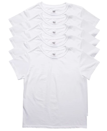 Мальчикам майка Hanes Ultimate, 5 шт., белая