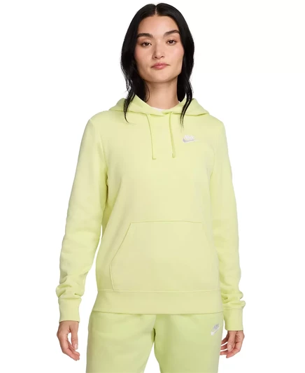  Женская спортивная одежда Club, флисовый пуловер с капюшоном aster pink/white