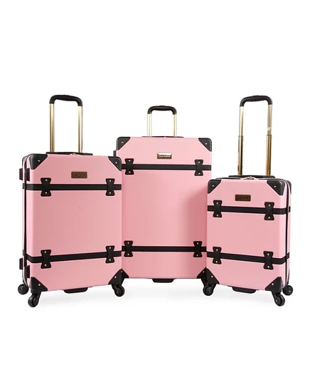 Комплект чемоданов Juicy Couture Kitra (3 шт.), жесткий, розовый