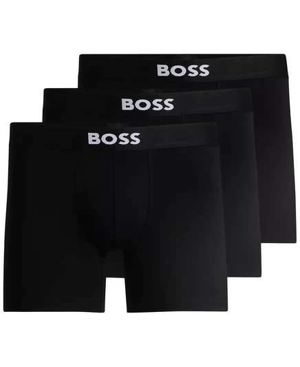 Мужские боксерские трусы Hugo Boss с логотипом Icon 3 комплекта blk