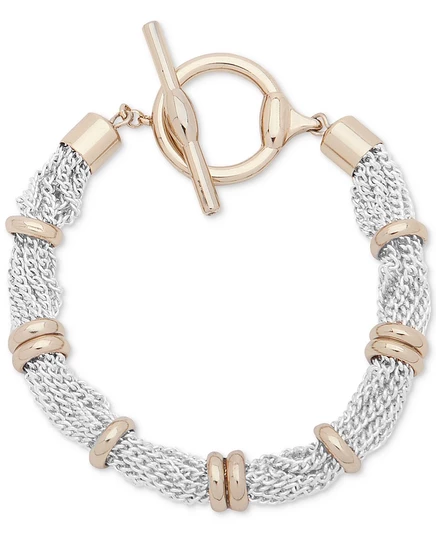 Двухцветный многорядный браслет-тумблер Lauren Ralph Lauren золотого цвета