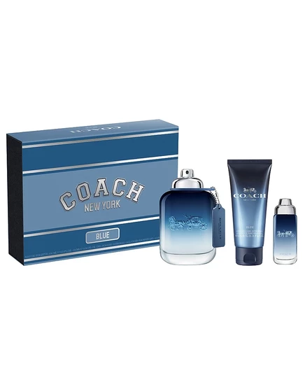Подарочный набор голубой туалетной воды COACH из 3 предметов без цвета
