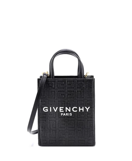 Женская сумка Pre-Owned Givenchy Mini Vertical G-Tote 4G, черная