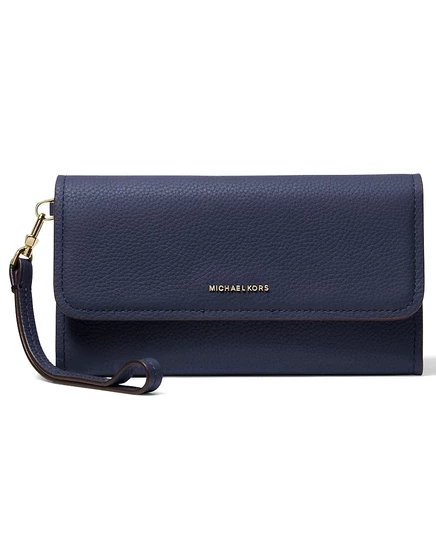 Женская сумка-кошелек Michael Kors Jet Set средняя на ремешке, синяя