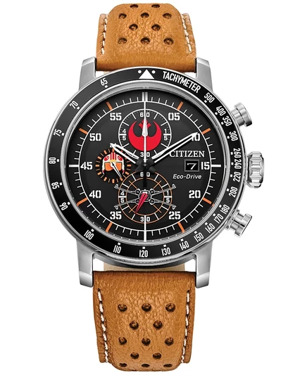 Мужские хронограф Citizen Rebel Pilot 44 мм, оранжевый