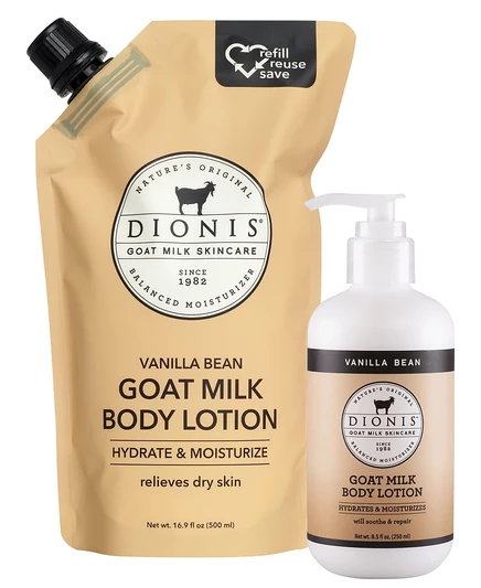 Лосьон для тела Dionis Vanilla Bean, набор с рефиллом