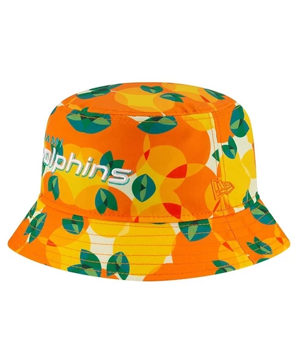 Мужская панама New Era Miami Dolphins Citrus, оранжевая