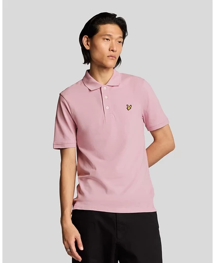 Мужское поло Lyle & Scott Plain, розовое