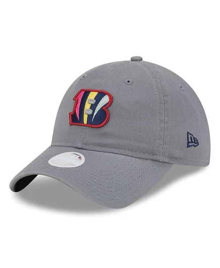 Женская бейсболка New Era 9TWENTY Cincinnati Bengals, серая