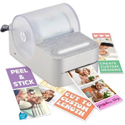 HP Sprocket Panorama Мгновенный портативный цветной принтер для печати этикеток и фотографий серый