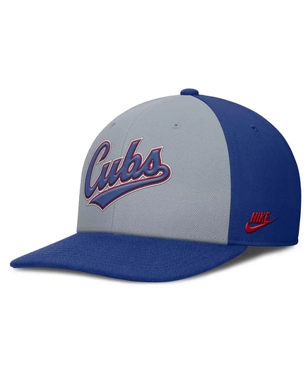 Мужская бейсболка Nike серого цвета/Royal Chicago Cubs Pro Performance Snapback gray, royal