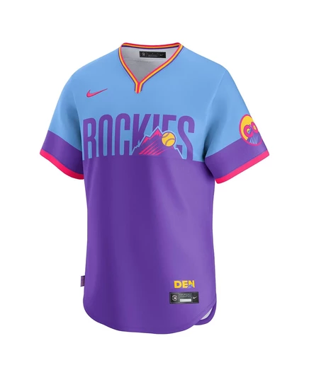 Мужская джерси Nike Colorado Rockies, фиолетовая