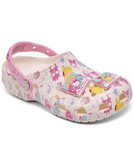 Классические сабо для маленьких девочек Crocs x Hello Kitty от Finish Line pink