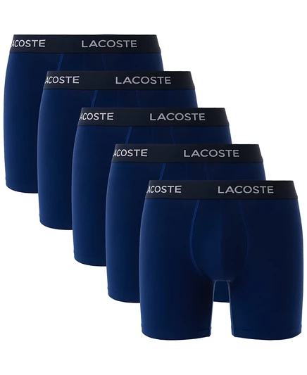 Мужские трусы-боксеры Lacoste, 5 шт, синие