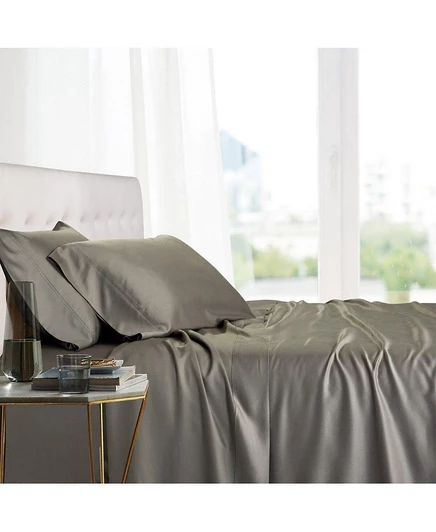 Комплект простыней Egyptian Linens, Split King, серый