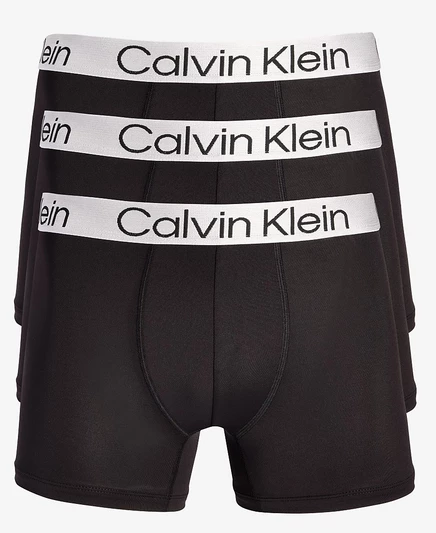 Мужские трусы-боксеры Calvin Klein Chromatic, 3 шт., черные