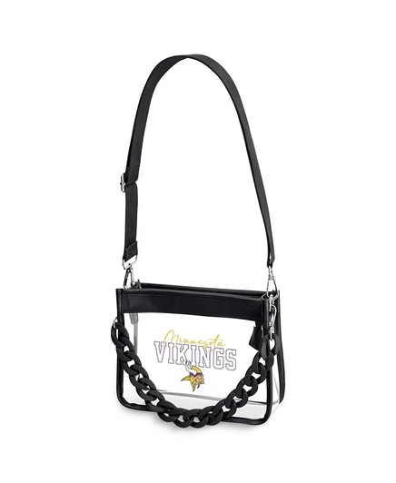 WEAR by Erin Andrews Minnesota Vikings Мини-сумочка через плечо на пластиковой цепочке белого цвета
