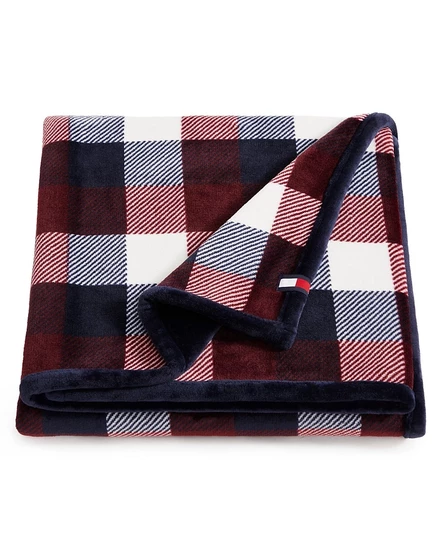 Плед Tommy Hilfiger 178×127 см, красный