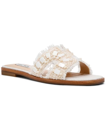 Женские босоножки-слипоны Steve Madden цвета слоновой кости/кремовый
