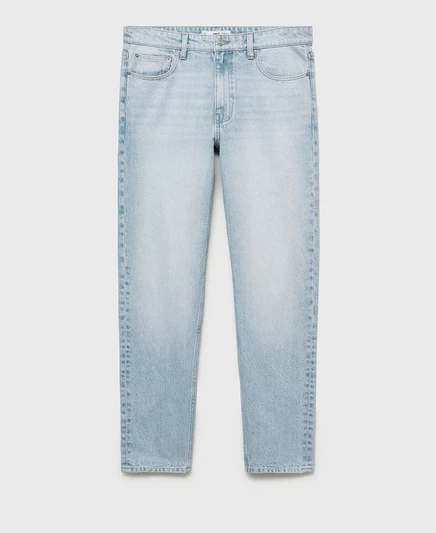 Мужские джинсы-боб от Mango light blue