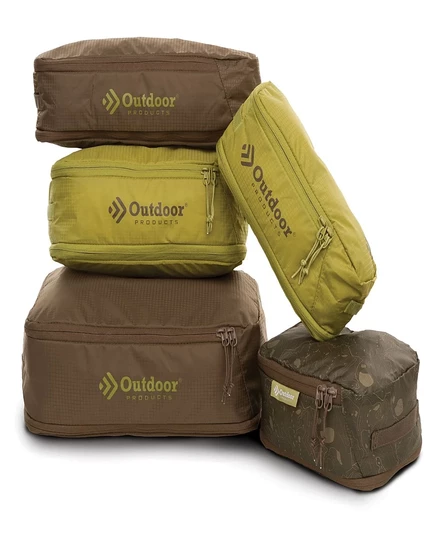Комплект расширяемых органайзеров Outdoor Products, 5 шт., коричневый