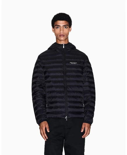 Мужская пуховая куртка AX Armani Exchange Milan NY, черная