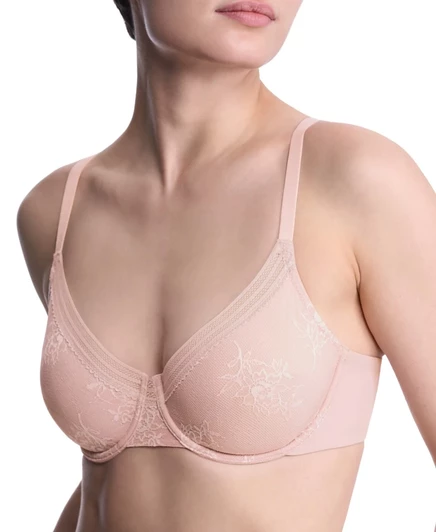 Бюстгальтер Natori Women's Love с кружевной футболкой на косточках 724351 коричневый/бежевый