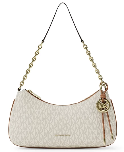 Женская сумка Michael Kors Nolita Small с цепочкой, белая