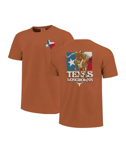 Унисекс футболка image one texas longhorns bevo, оранжевая