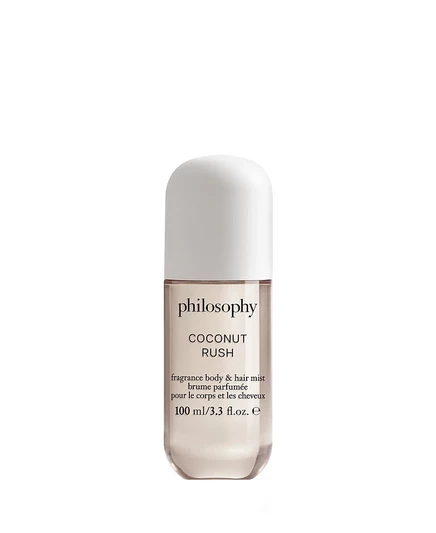 парфюмерный туман для тела и волос philosophy Coconut Rush, 3,3 унции, без цвета