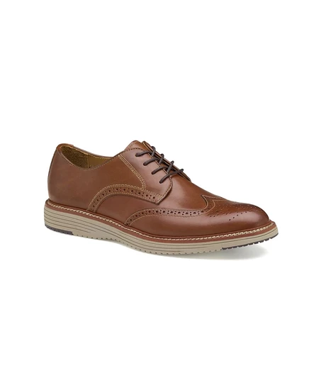 Мужские туфли Johnston & Murphy Upton Wingtip, бежевые