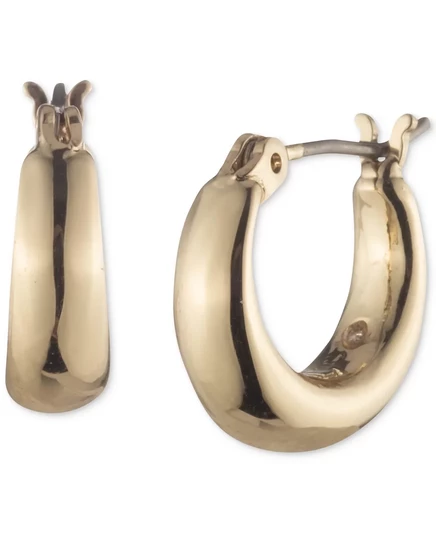 Женские серьги-кольца Lauren Ralph Lauren скульптурные, диаметр 1,3 см, золотистые