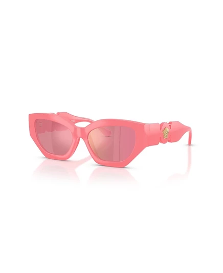 Солнцезащитные очки Versace Kids с геометрическим рисунком, VK4007U, розовый