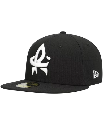 Мужская кепка Black Rocket City Trash Pandas из аутентичной коллекции Team Alternate 59FIFTY black