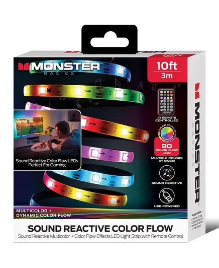 Светодиодная лента Monster Cable 3 м с ИК-пультом, белая