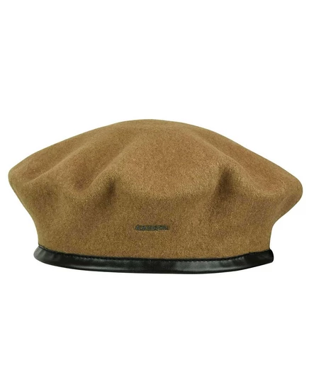 Мужской берет Kangol Monty из шерсти, коричневый