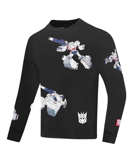 Толстовка-пуловер Freeze Max для мужчин и женщин Bumblebee Transformers Happy and Together black